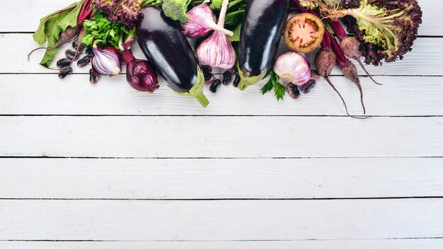 assorted fresh vegetables on table