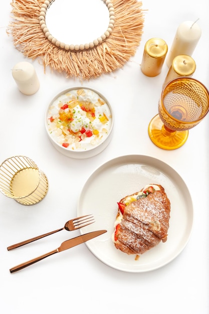 home cooked dishes laid out on table